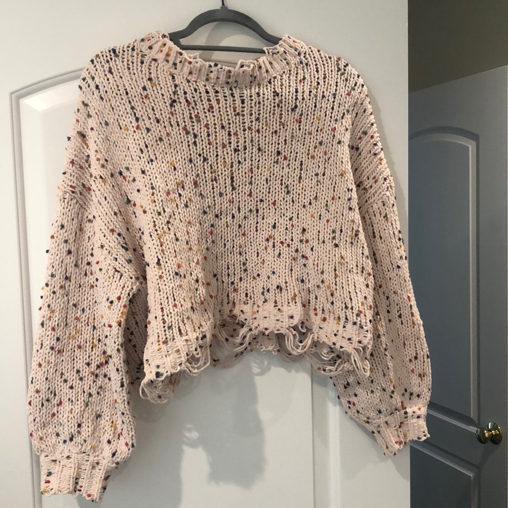 Retro sweater - multi colored